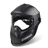 Shine STAWAR Black Grinding Face Shield, Lightweight Cutting...