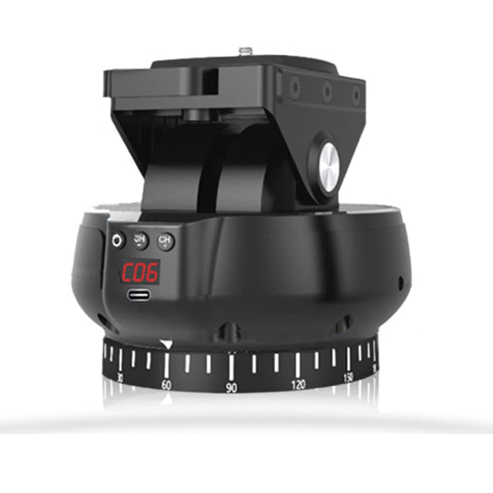 Stabilisateur panoramique 360 automatique avec tête motorisée et télécommande sans fil