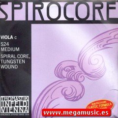 CUERDA VIOLA - Thomastik (Spirocore/S24) (Wolframio) 4ª Medium Viola 4/4