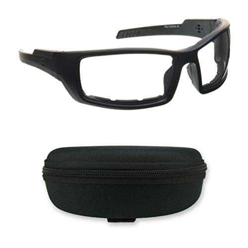 Image of Bikershades Transitional Motorcycle Sunglass Foam Padded. Day and Night Photochromic lens Riding Glasses.