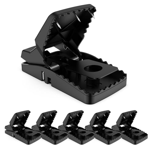 Tensland Rat Snap Traps with Spikes Stronger Large Mouse Traps that Work Indoors Outdoors Manage Rodents with More Confidence 6 Pack