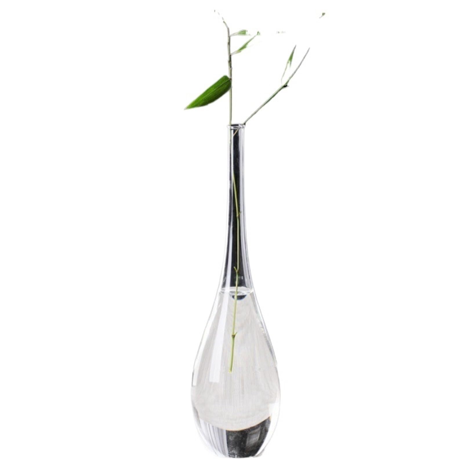 QuxetlRyz Glass Hydroponic Vase Elegant Clear Glass Vase Flower Vases Hydroponic Plant Terrarium DIY Arrangements Wedding Home Table Decor(Size 1)