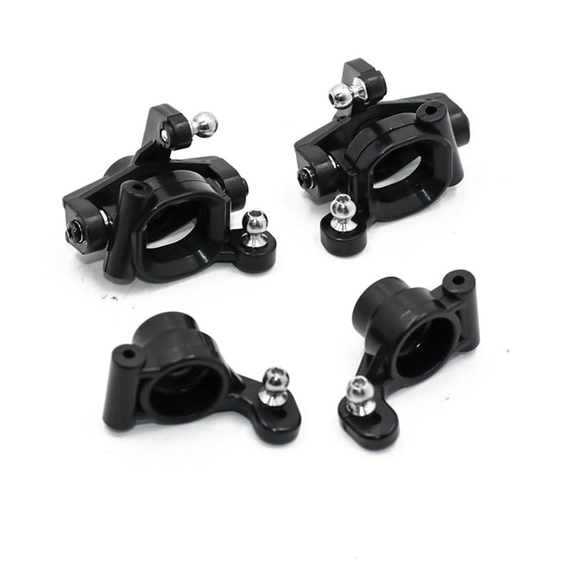 GYJSTBAJ Steering Knuckle C-Hub Carrier Rear Hub Carrier Set for 144001 144010 124016 124017 124019 RC Car Spare Parts