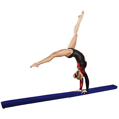 Water-chestnut Folding Gymnastics Training Balance Beam for Home Gym Training Exercise Sports
