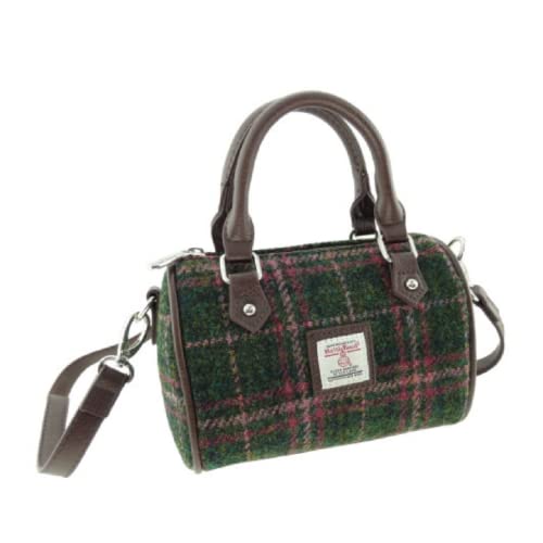 Bolso Bowling Mini Kilbride Harris Tweed miniatura 1