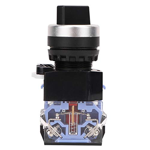 Interruttore rotante-10Pcs BEM38-11X/21 Nero 1