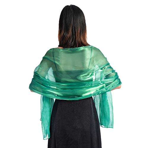 jieGorge Accesorio, Las mujeres Vestido de Noche de la Boda Chal Color Sólido de la Fiesta Chal Bufanda de las Mujeres Envoltura, Ropa de Zapatos y Accesorios (K Tamaño Libre)
