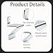 Shelf Clips,Compatible with Sandusky Cabinets,Adjustable Heavy Duty Metal Shelving Support Clip,Fits Most Kinds of Metal Cabinet,Heavy Duty Supports for Office Files,Tools&Storage Organization (10PCS)