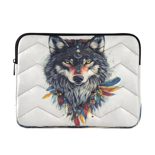 Funda para portátil ALAZA Boho Wolf 13-14 pulgadas miniatura 1