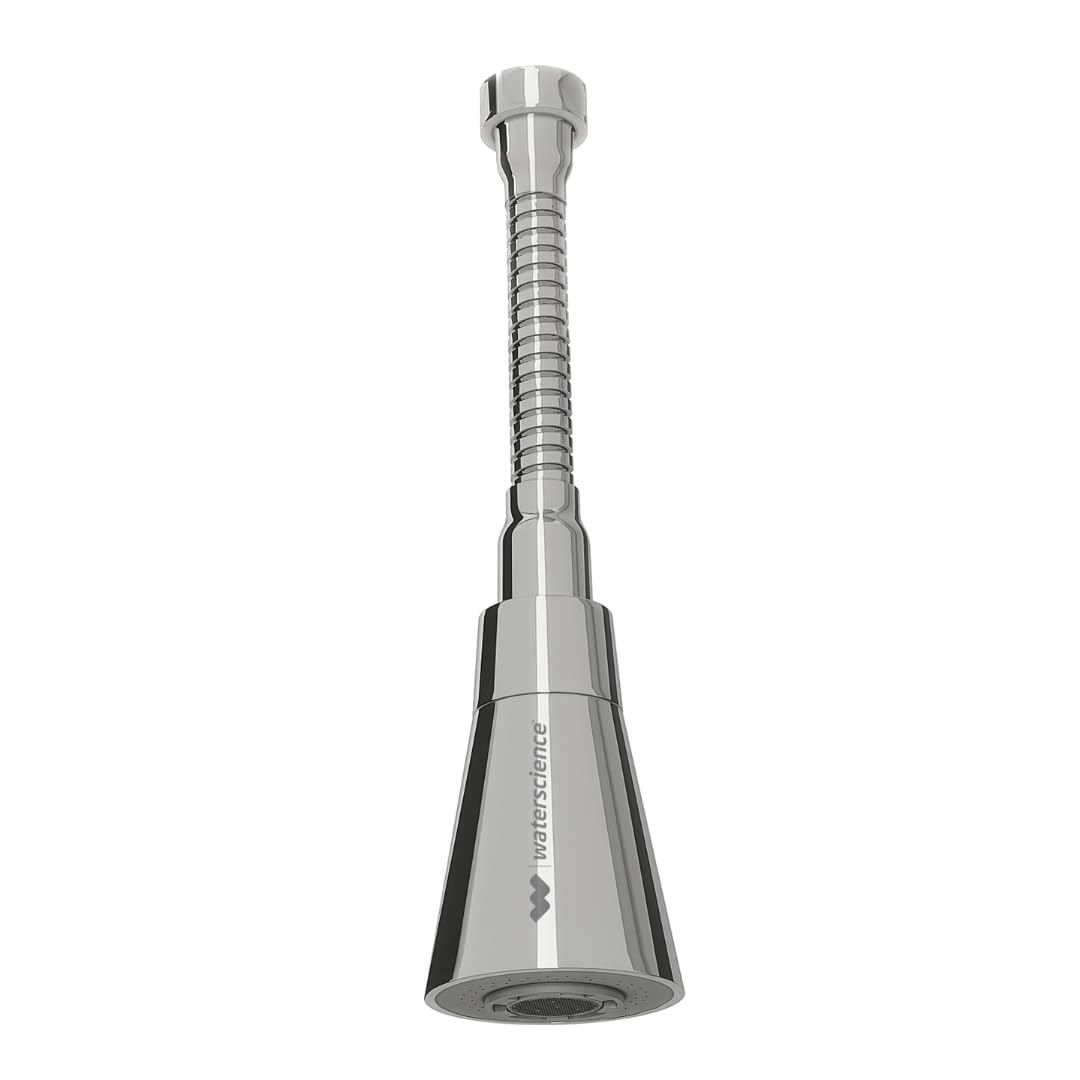 WaterScience Tap Extension for Kitchen Sink | 2 Flow Modes | Flexible Faucet Extender for Taps | Aerators for Water Tap | Upto 70% Water Saving - Flexi Cone