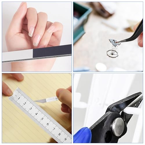 Image of 22Pcs Assembly Model Tool Kit, Modeler Basic Tool Craft Set, Hobby Building Tools Kit with a Plastic Box, for Gundam Model Building, Car Models, Aircraft, Basic Model Building
