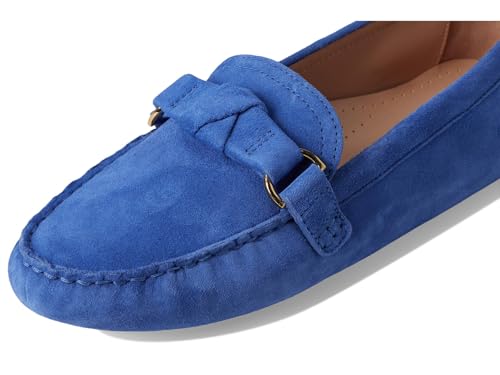 Cole Haan Cole Haan Women's Emmie Knot Drivers, Dutch Blue Suede, 10-B US