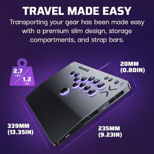 Turtle Beach Victrix Pro Ko Leverless Fight Stick Compatible Avec Xbox Windows 10 & 11 - vue 10