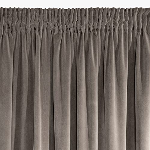 Eurofirany KRISTI Velvet Curtain with Rufflette Tape, 1 pc. Thermal Curtain - Image 3