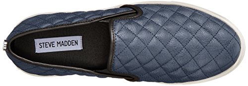 Steve Madden Steve Madden Women's Ecentrcq Slip-On Fashion Sneaker,Navy,5.5 M US
