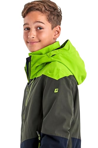 Killtec Jungen Ksw 161 Bys Jckt Skijacke Funktionsjacke mit Kapuze und Schneefang, apfel, 152 EU
