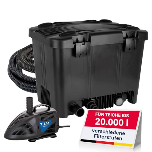 T.I.P. Teichfilter - Teichaußenfilter-Set (20.000 l...