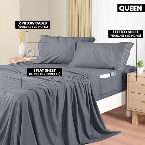 Utopia Bedding UB824 Queen Size Sheet Set thumb #1