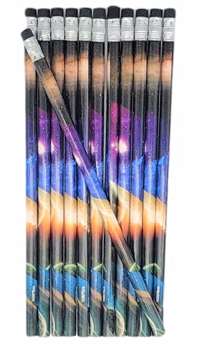 Lápices Zugar Land 7.5" con Diseño Espacial Pack x24 miniatura 1