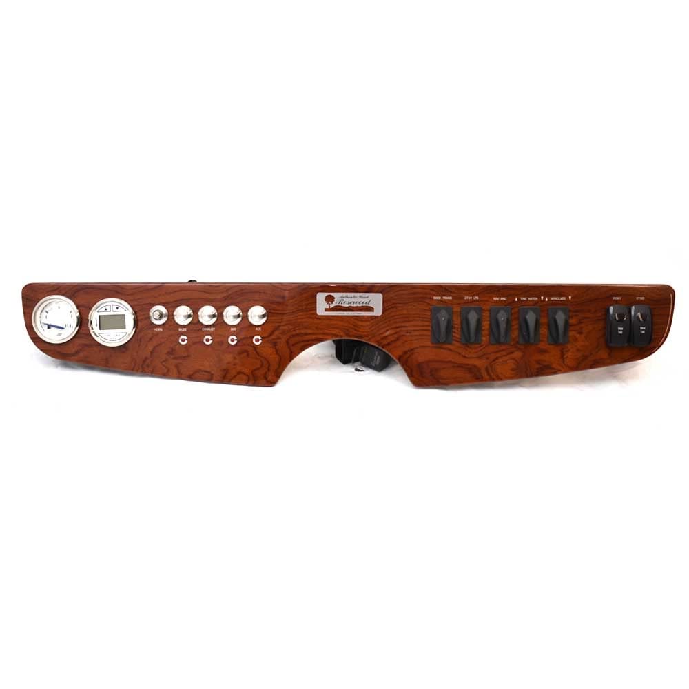 Four Winns Boat Switch Panel 025-3807 | H310 Rosewood 30 x 4 3/4 Inch