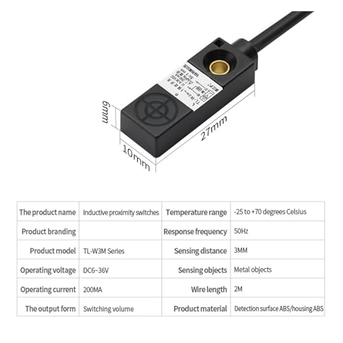 Sensor de proximidad inductivo de 3mm para solucionar falta de espacio CC 4