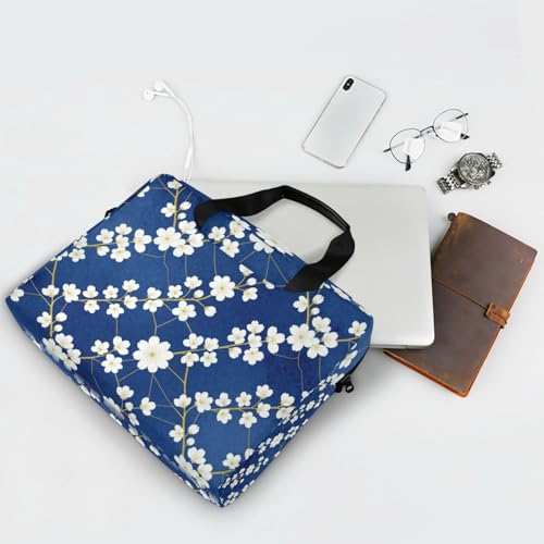 Bolso para Laptop 15.6" Bolsa Cruzada con Asa Azul miniatura 7