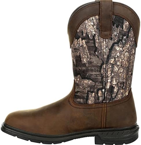 Rocky Men's WORKSMART Western Boot, Realtree Timber, 8.5 | Image 4
