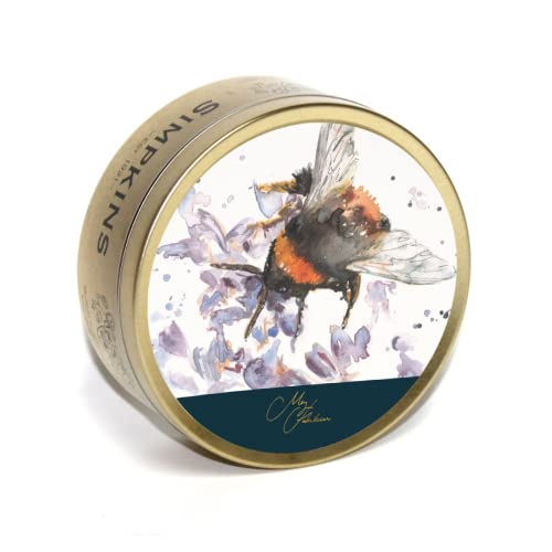 Simpkins - Meg Hawkins - Bee Tin with Mixed Fruit Drops - Travel Sweets 175g - Pack of 1