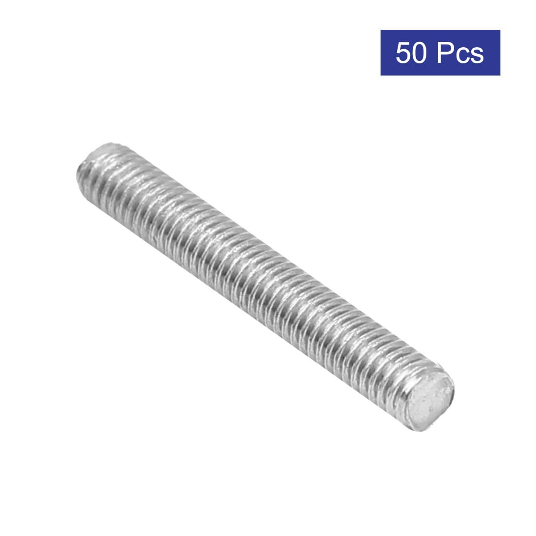 sourcing map Vollgewindestange, M12 x 150 mm, 1,75 mm Gewindesteigung, 304 Edelstahl, Rechtsgewindestangen, Stangenbolzen, 3 Stück