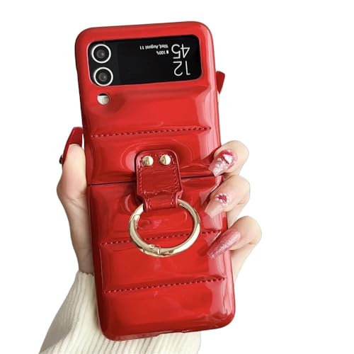 Doudoune Puffer Phone Case rouge au café avec votre Samsung Z Flip 5