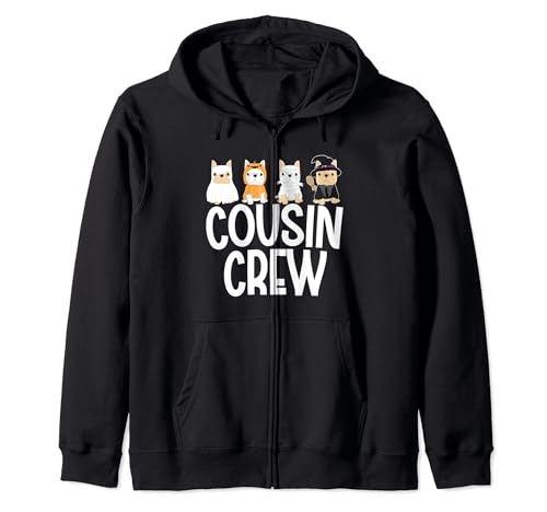 Cousin Squad Boo Boo Cousin Crew divertido perro fantasma de Halloween Sudadera con Capucha