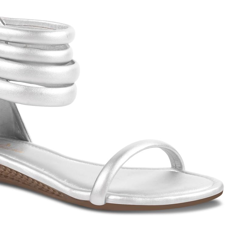Image of Padchin Women Flat Sandals Comfortable Gladiator flatform Stappy Heel ladies footwear