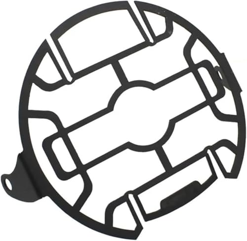 Phare de moto Himalayan 450 protection optique grille noire 2024
