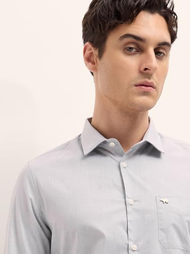 Image of THE BEAR HOUSE Men's Cotton Checked Slim Fit Shirt