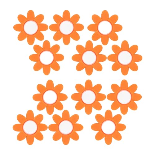 12Pcs Flower Shape Silicone Tennis String Dampener Racket Damper Shock Absorbers for Tennis Racket and String Tennis Racket Damp