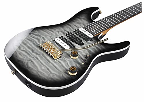 Ibanez AZ47P1QM-BIB Black Ice Burst – Guitare électrique (+ housse) - Les Beatles, Paul McCartney, John Lennon, RIngo Starr, George Harrison Ibanez AZ47P1QM-BIB Black Ice Burst - Guitare électrique (+ housse) – Image 7