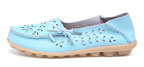 Image of VenusCelia Women's Breathable Comfort Walking Office Flat Loafer
