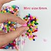 2000pcs Mini Pom Poms for Crafts,6 mm Pom Poms in Bright & Bold Assorted Colors, 0.23 Inch Pompoms for Arts #1