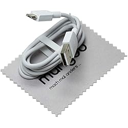 Cargador Huawei Y6 Cable de datos para Huawei original Cable de carga Micro USB Huawei P10 Lite, P Smart 2019, P9 Lite, P8 Lite, P8lite 2017, Y3, Y5, Y6 Prime, Y7, Y9 con paño de limpieza de pantalla Mungoo