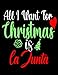 Produktbild All i want for christmas is La Junta: /personalized Monthly Weekly & Daily Schedule Organizer & Planning Agenda 2022 to 2023 /academic school dayplanners /Calendar|notebook,diary,journal,to do list