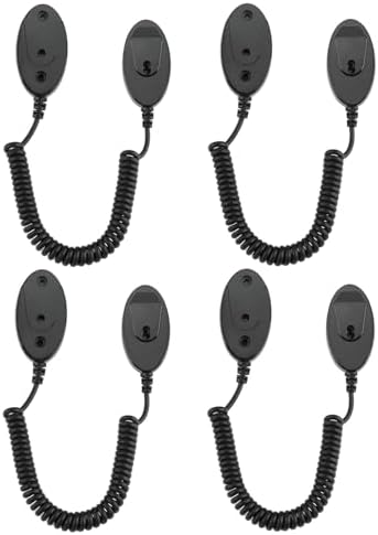 4PCS Magnetic Remote Control Holder with Tether Cord - Strong Adh...