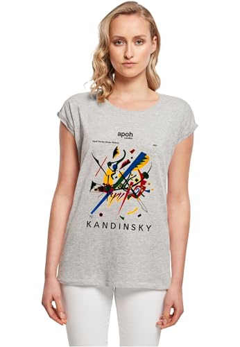 T-shirt graphique Kandinsky MERCHCODE pour femme amatrice d'art moderne