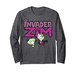 Invader Zim Gir And Zim Watercolor Poster Long Sleeve T-Shirt
