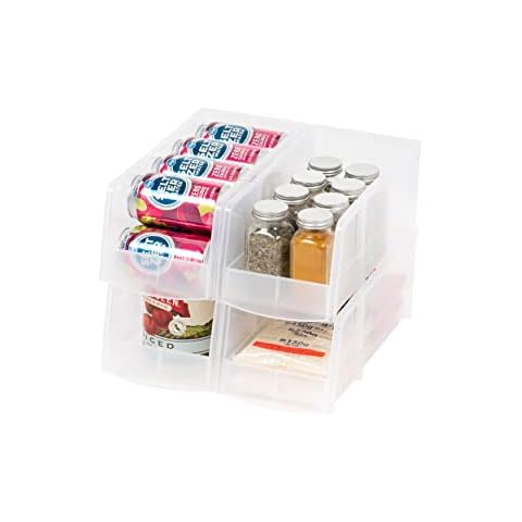 IRIS USA Large Open Front Storage Bins Cover