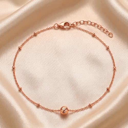 Image of 925 Silver Triple Evil Eye Anklet for Women | Adjustable Payal