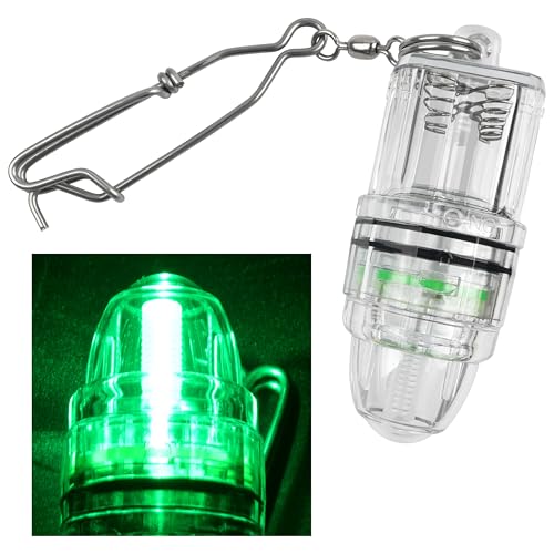 Luz de pesca subacuática para caída profunda con lámpara LED impermeable verde