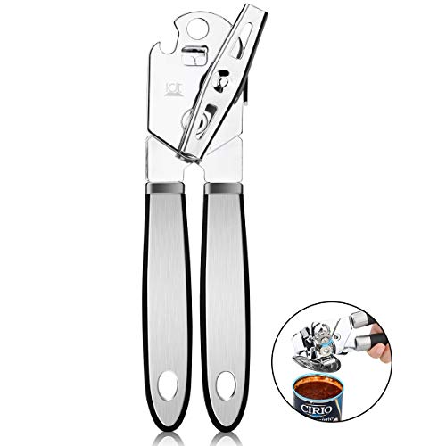 Can Opener Manual, 4-in-1 Manual Can Opener Smooth Edge, Can Openers for Seniors