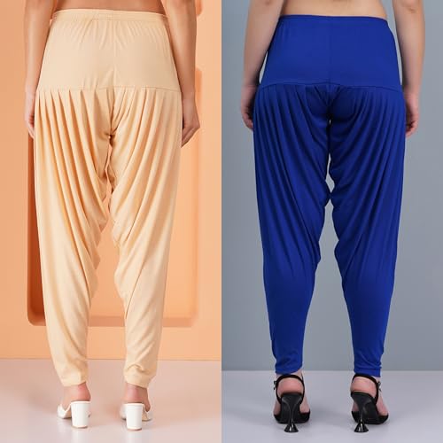 Image of Buy That Trendz Patiala Salwar for Women Relaxed Fit Viscose Patiyala Salwar Harem Bottom Pants