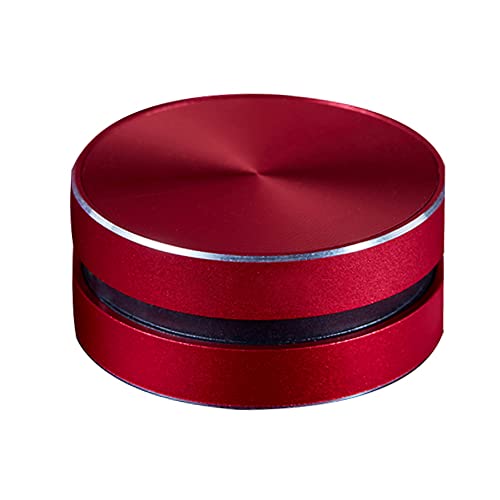 Image of iKF Wirelessly BT Mini Speaker Bone Conduction Portable Wireless 3 Watts Speaker Stereo Bass Sound Creative Portable Speaker Mini Size Music Player Built-in Mic Sound Box,Red