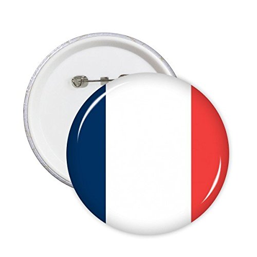 Symbole France haut de gamme en grand badge rond et résistant - Lot de 5